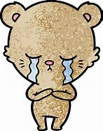 Image result for Crying Bear Cartoon