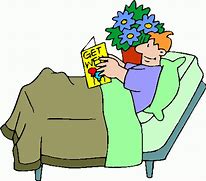 Image result for Recovering in Bed Clip Art