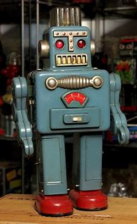 Image result for Vintage Smoking Toy Robot