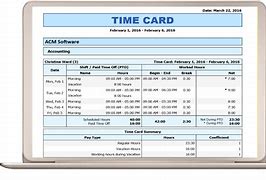 Image result for Time Card Box