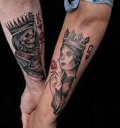 Image result for King Queen Card Tattoos