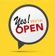 Image result for We Are Open for Business Sign
