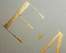Image result for Gold Gilded Letter X