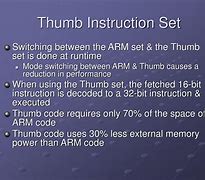 Image result for Arm Thumb Instruction Set