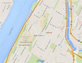 Image result for Harlem NYC Map