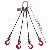Image result for four legs wire ropes slings safe