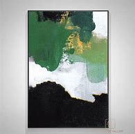 Image result for Green Abstract Painting Wall Art