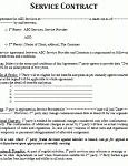 Image result for Example of Service Contract Agreement