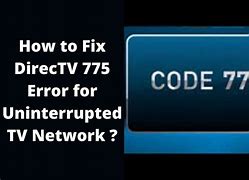 Image result for DirecTV Code 775