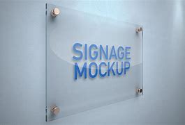 Image result for Acrylic Sign Mockup
