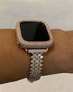 Image result for Rose Gold Apple Watch with Stone Band