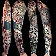 Image result for Geo Pattern of 7s Tatoo