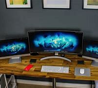 Image result for Curved Monitor Display