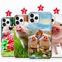 Image result for Pig Phone Case Cute Camra Dowm Real