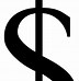 Image result for 1 Dollar Sign Clip Art