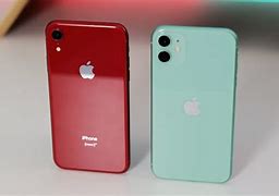 Image result for iPhone XR Next to iPhone 11