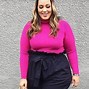 Image result for Black and White Plus Size Dress