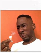 Image result for Guy Looking Stuff with Air Pods Meme