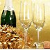Image result for Gold Champagne Glasses Background