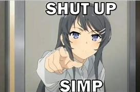 Image result for Anime Simp Meme