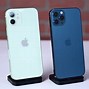 Image result for iPhone 12 Pro Pacific Blue vs iPhone 12 Blue