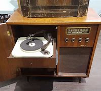 Image result for Antique Console Radio Record Player