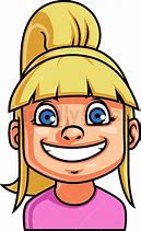 Image result for Cartoon Girl Smiling Face