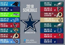 Image result for Dallas Cowboys Network Schedule