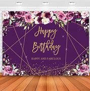 Image result for Rose Gold and Black Happy Birthday Backdrop