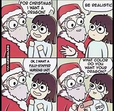 Image result for Christmas Nursing Memes