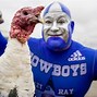 Image result for Dallas Cowboys Fan with Turkey Helmet