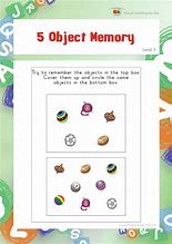 Image result for Printable Objects Memory Test
