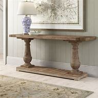 Image result for Solid Wood Console Table