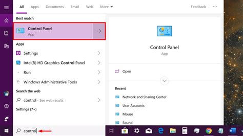 Image result for Find Control Panel On Computer