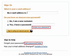 Image result for Amazon Email and Password