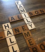 Image result for Wooden Letters Wall Art
