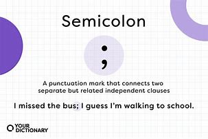 Image result for How to Use Semicolons Correctly