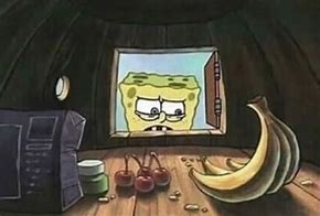 Image result for Creepy Spongebob Looking Out the Window