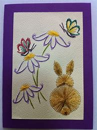 Image result for Hand Embroidery On Paper