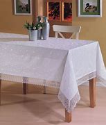 Image result for Grey and White Dining Table Tablecloth