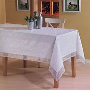 Image result for White Lace Tablecloth