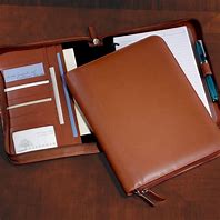 Image result for Leather Folio Zip Up