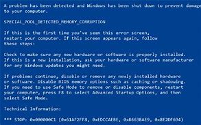 Image result for BSOD Blue Screen of Death