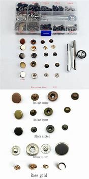 Image result for Snap Button Fasteners