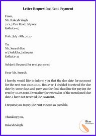 Image result for Rent Payment Letter Book