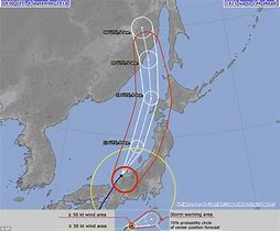 Image result for Typhoon Heading for Japan