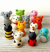 Image result for Air Dry Clay Animal Sculptures