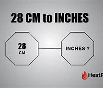 Image result for What Is 28 Cm in Inches