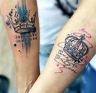 Image result for King and Queen Tattoos