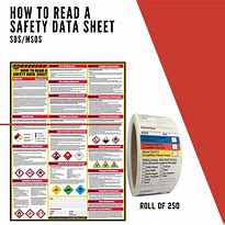 Image result for How to Read an SDS